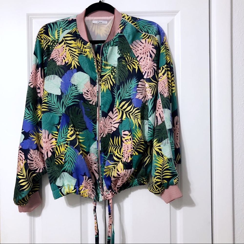 Dex Floral Bomber Jacket